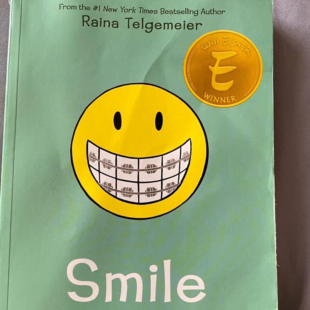 Smile book by Raina Telgemeier